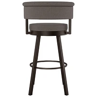 Rosco Contemporary Bar Height Barstool - Cobrizo/Slate