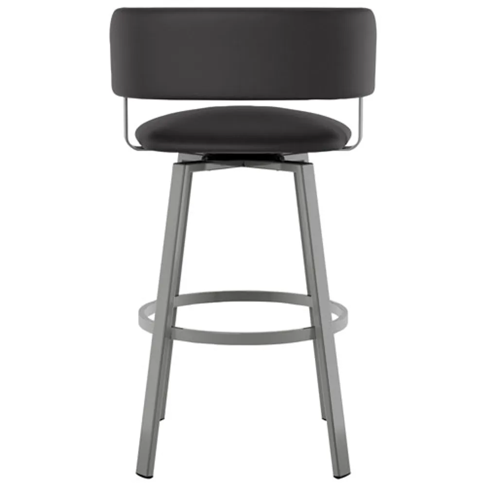 Stinson Contemporary Counter Height Barstool - Magnetite/Ink