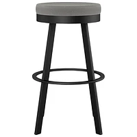 Swice Contemporary Counter Height Barstool - Black Coral/Cloud