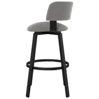 Stinson Contemporary Bar Height Barstool - Black Coral/Cloud