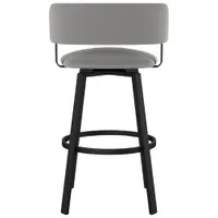 Stinson Contemporary Bar Height Barstool - Black Coral/Cloud