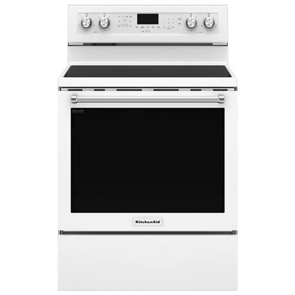 Cuisinière électrique autonome surface lisse/four convection 30 po de KitchenAid - BO - Parfait état