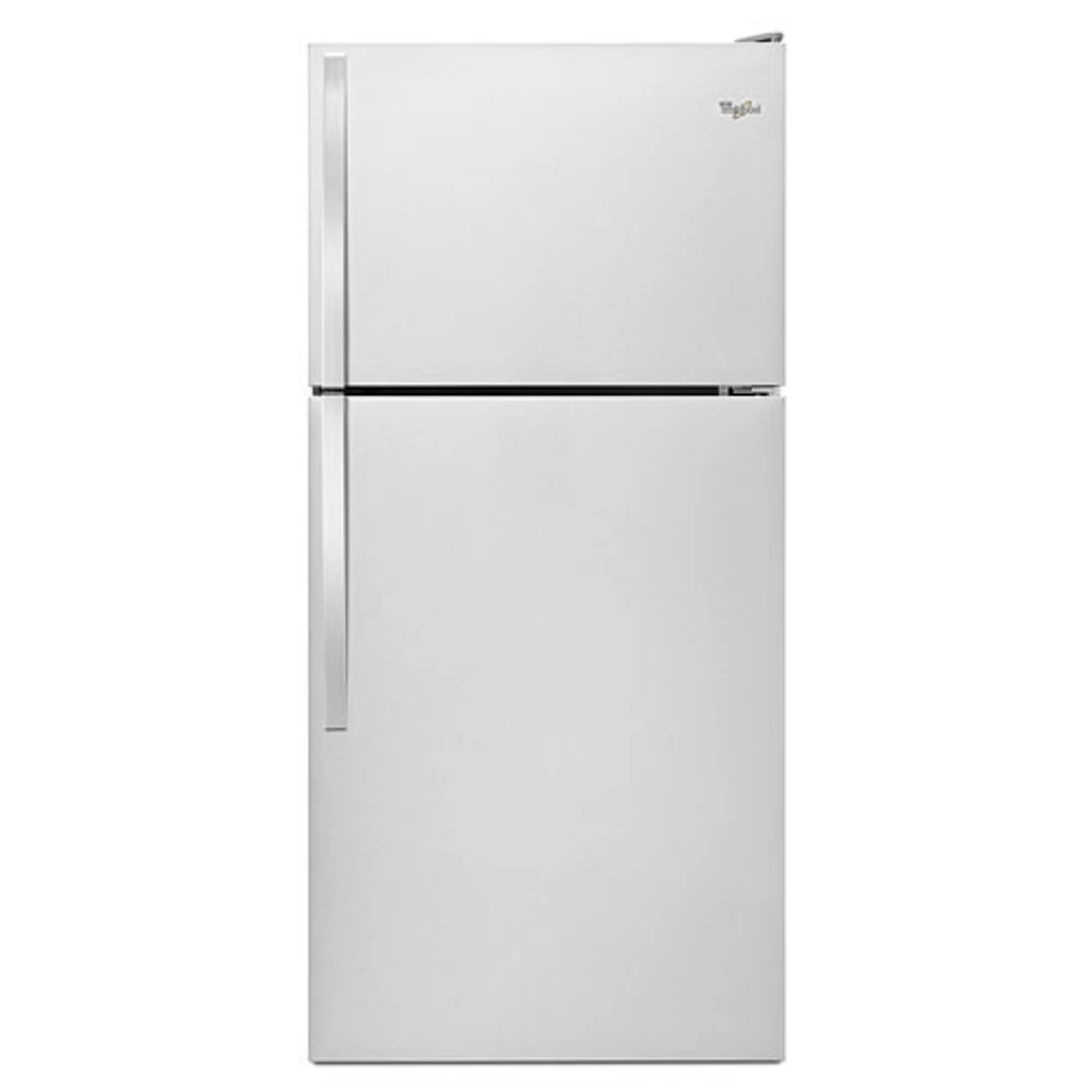 Whirlpool 30" 18.2 Cu. Ft. Top Freezer Refrigerator - Stainless Steel - Open Box - Perfect Condition