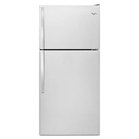 Whirlpool 30" 18.2 Cu. Ft. Top Freezer Refrigerator - Stainless Steel - Open Box - Perfect Condition