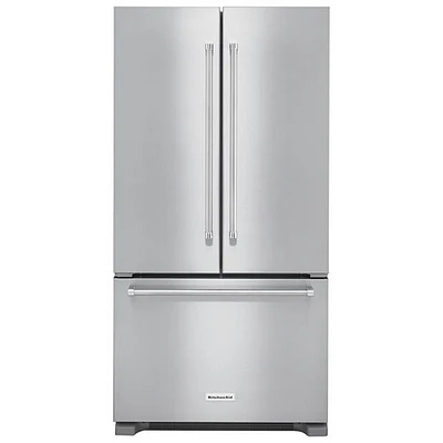 Réfrigérateur à deux portes profondeur comptoir 36 po KitchenAid -Inox -Boîte ouverte -Parfait état