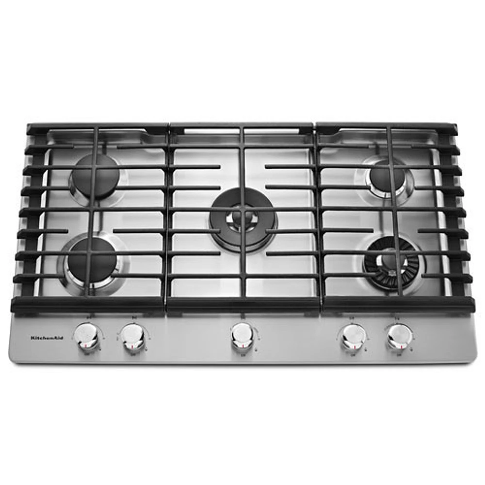 KitchenAid 37" 5-Burner Gas Cooktop (KCGS956ESS) - Stainless Steel - Open Box - Perfect Condition