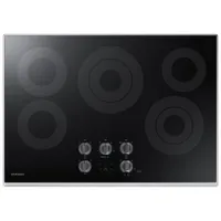 Samsung 30" 5-Burner Smooth Top Electric Cooktop (NZ30K6330RS/AA)-Open Box-Perfect Condition