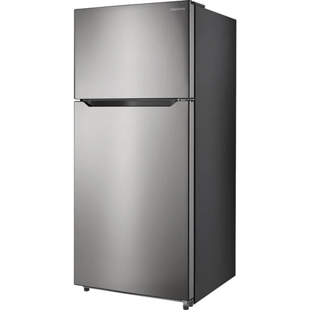 Insignia 30" 18 Cu. Ft. Top Freezer Refrigerator - Stainless Steel - Open Box - Perfect Condition