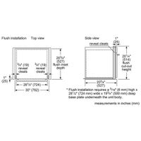 Bosch 30" Built-In Microwave - Stainless Steel