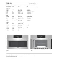 Bosch 30" 1.6 Cu. Ft. Built-In Combination Speed Oven - Stainless Steel