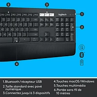 Logitech MK850 Bluetooth Optical Ergonomic Keyboard & Mouse Combo