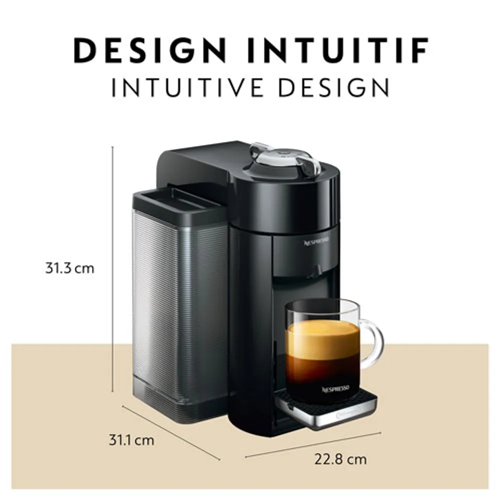  Nespresso Vertuo Coffee and Espresso Machine by De