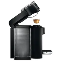 Nespresso Vertuo Coffee & Espresso Machine by De'Longhi with Aeroccino Milk Frother - Piano Black