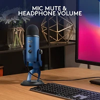 Blue Microphones Yeti USB Microphone - Midnight Blue