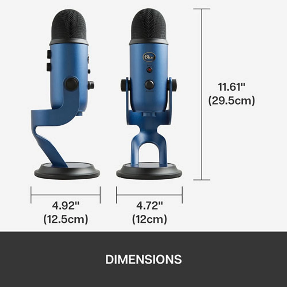 Blue Microphones Yeti USB Microphone - Midnight Blue