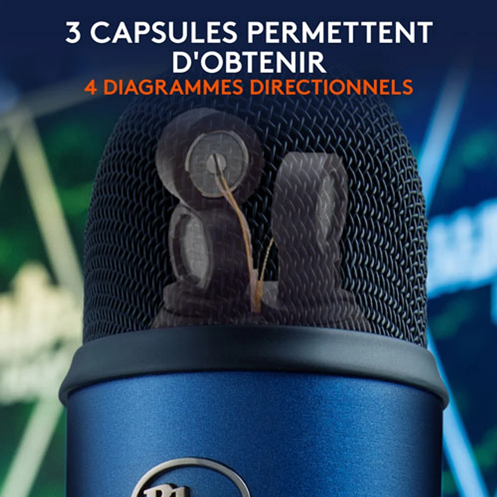 Blue Microphones Yeti USB Microphone - Midnight Blue