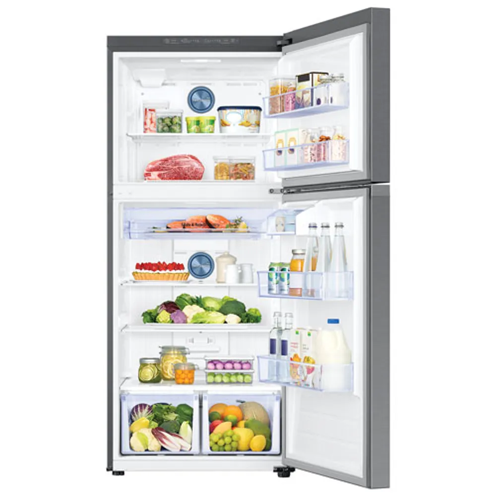 Samsung 29" 17.6 Cu. Ft. Top Freezer Refrigerator with LED Lighting (RT18M6213SR) - Stainless Steel