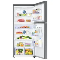 Samsung 29" 17.6 Cu. Ft. Top Freezer Refrigerator with LED Lighting (RT18M6213SR) - Stainless Steel