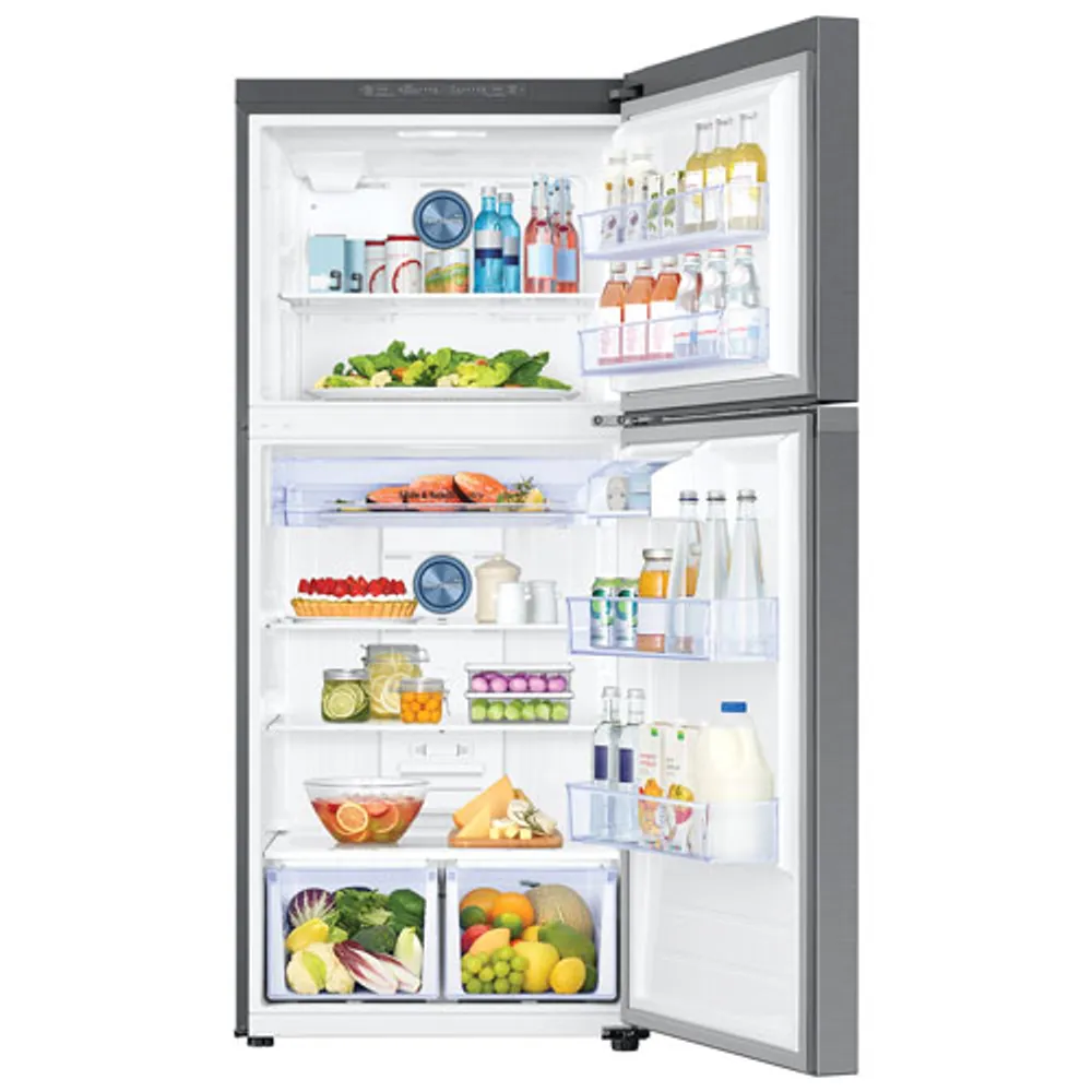 Samsung 29" 17.6 Cu. Ft. Top Freezer Refrigerator with LED Lighting (RT18M6213SR) - Stainless Steel