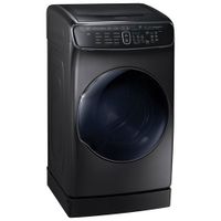 Samsung 7.5 Cu. Ft. Electric Steam Dryer with Flex Dry Compartment (DVE60M9900V) - Black Stainless