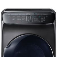 Samsung 7.5 Cu. Ft. Electric Steam Dryer with Flex Dry Compartment (DVE60M9900V) - Black Stainless