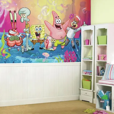 RoomMates SpongeBob Squarepants 6' x 10.5' Wallpaper Mural