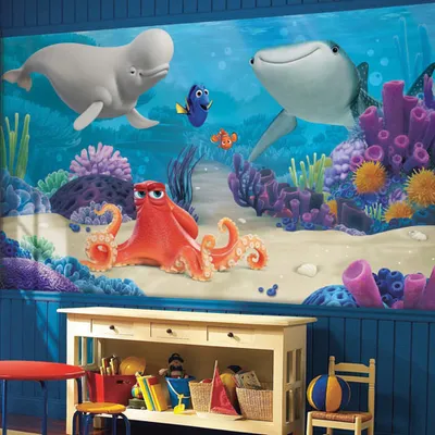 RoomMates Finding Dory 6' x 10.5' Wallpaper Mural