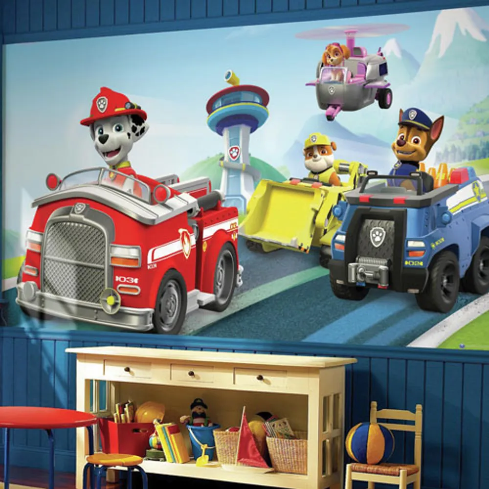 RoomMates Paw Patrol Friends 6' x 10.5' Wallpaper Mural