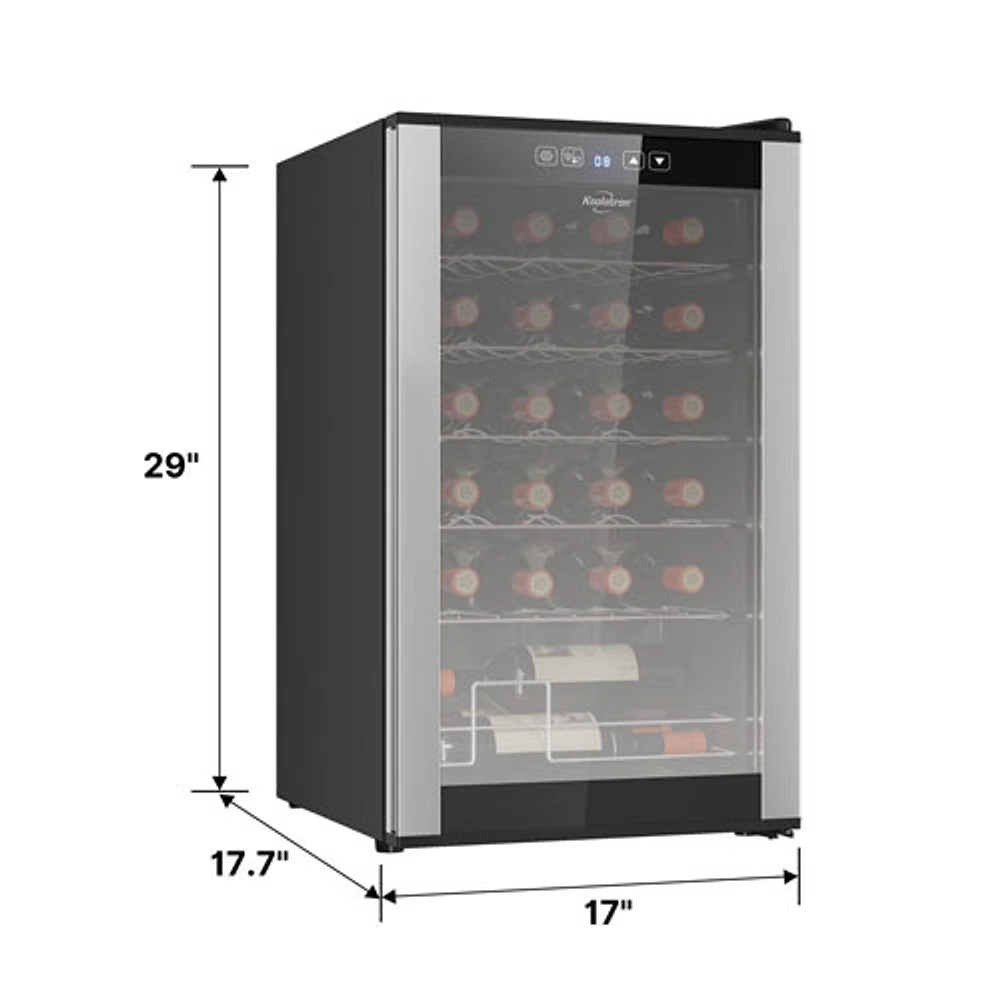 Koolatron 24-Bottle Compressor Freestanding Wine Cooler / Wine Fridge