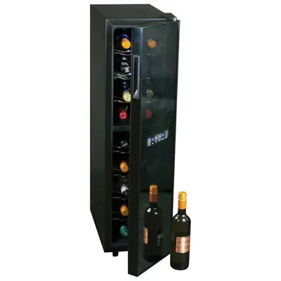 Koolatron 18-Bottle Slim Dual Zone Freestanding Wine Cooler / Wine Fridge