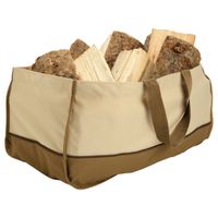 Classic Accessories Veranda Water Resistant Log Carrier - 24" x 11.75" x 11.75" - Beige