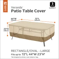 Classic Accessories Veranda Water Resistant Patio Table Cover