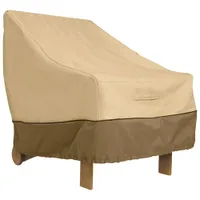 Classic Accessories Veranda Water Resistant Patio Chair Cover - 25.5" x 26" x 28.5" - Beige