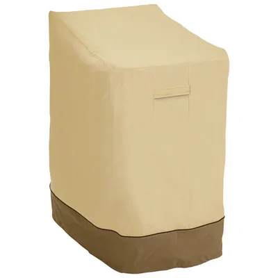 Classic Accessories Veranda Water Resistant Patio Chair Cover - 25.5" x 45" x 33.5" - Beige