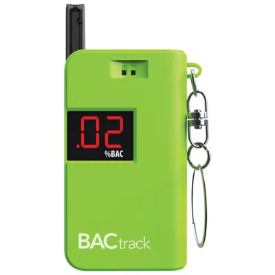 BACtrack Ultra-Portable Keychain Breathalyzer (BT-KC10-GN) - Green