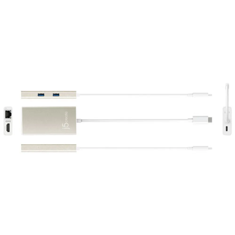 j5create USB-C to HDMI & USB 3.0 with Power Delivery White JCA379 - Best Buy