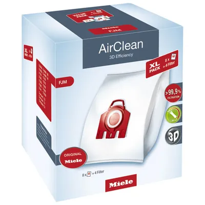 Miele AirClean Vacuum Filter & Bags (3D F/J/M Value Pack)