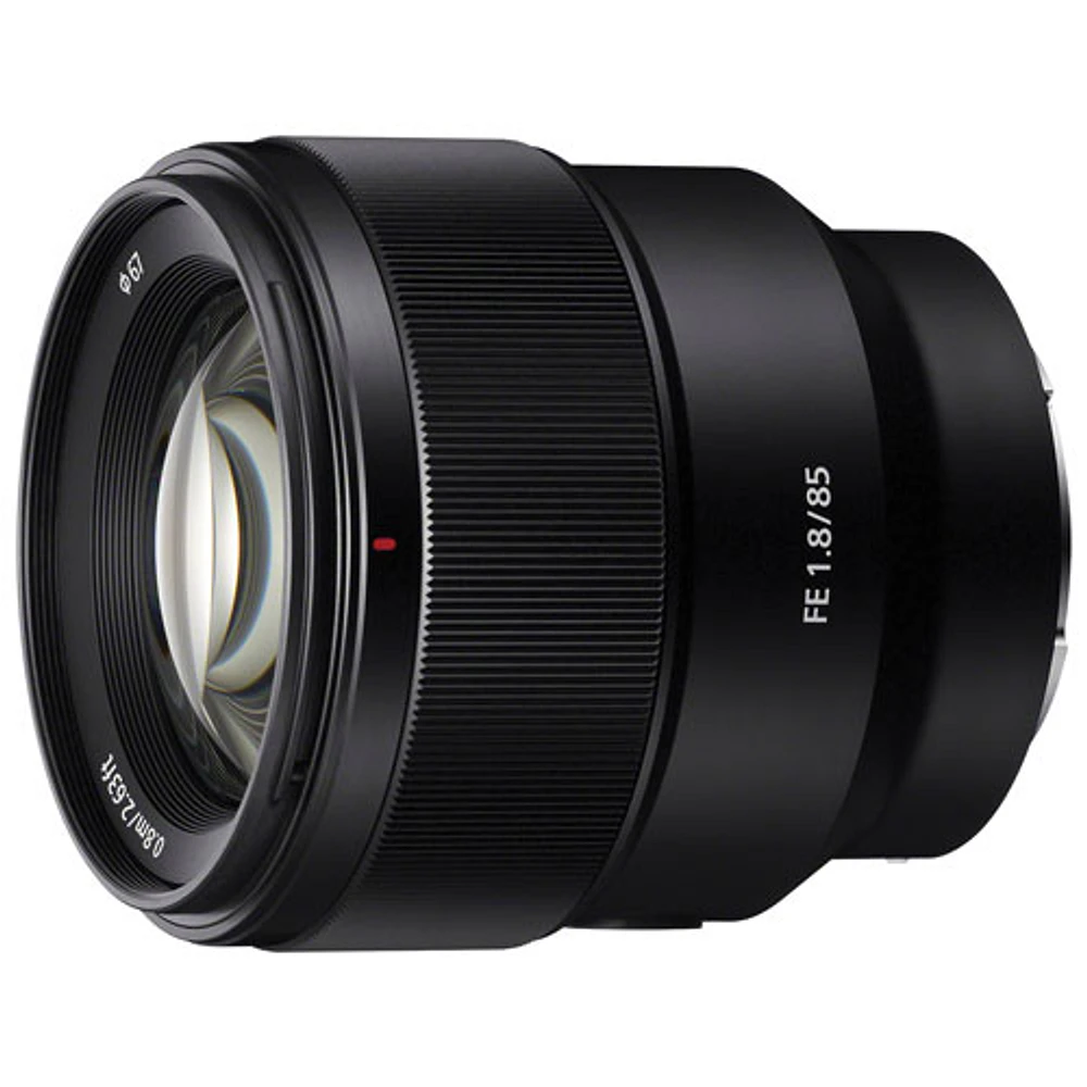 Sony E-Mount Full-Frame FE 85mm f/1.8 Portrait Prime Lens