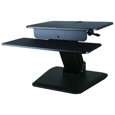 TygerClaw Sit-Sand Desktop Workstation Stand - Black