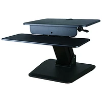 TygerClaw Sit-Sand Desktop Workstation Stand - Black