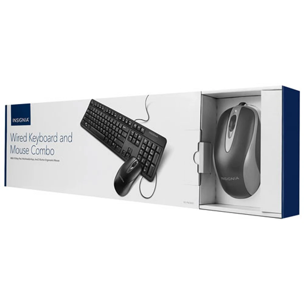 Ensemble clavier et souris optique d'Insignia - Anglais - Seulement chez Best Buy