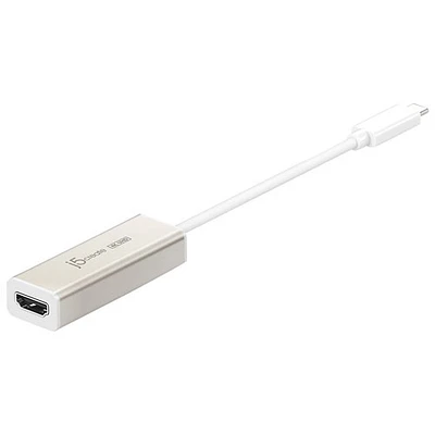 Adaptateur USB-C à HDMI 4K de 0,15 m (0,49 pi) de j5create (JCA153)