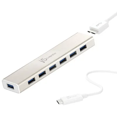 Concentrateur à 7 ports USB-C de j5create (JCH377)