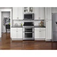 Whirlpool 30" 6.0 Cu. Ft. Double Oven 5-Burner Slide-In Gas Range (WGG745S0FS) - Stainless Steel