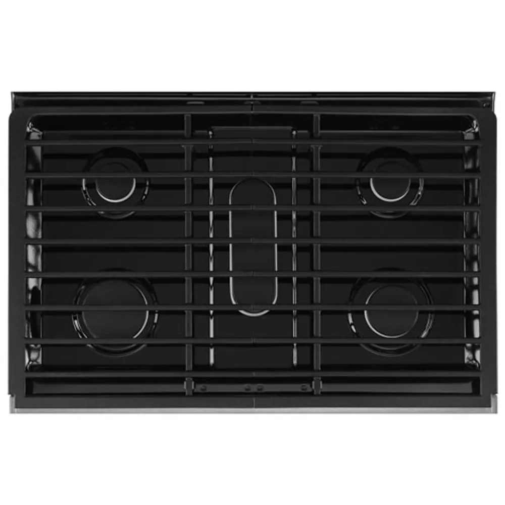 Whirlpool 30" 6.0 Cu. Ft. Double Oven 5-Burner Slide-In Gas Range (WGG745S0FS) - Stainless Steel