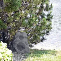 Klipsch AWR-650-SM 100-Watt Outdoor Rock Speaker - Granite - Single