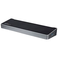 StarTech Triple Monitor USB 3.0 4K Docking Station (USB3DOCKH2DP) - Black