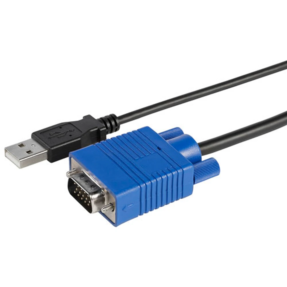 Câble USB-A à Mini-B de 0,4 m (1,4 pi) et adaptateur pour chariot de panne de StarTech (NOTECONS02)