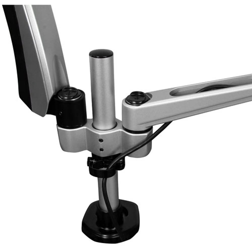 StarTech 30" Dual Arm Full Motion Monitor Desk Mount - Silver/Black