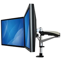 StarTech 30" Dual Arm Full Motion Monitor Desk Mount - Silver/Black